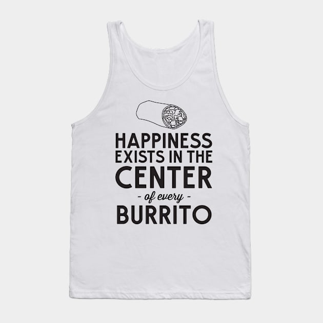 Happiness in every burrito Tank Top by Calculated